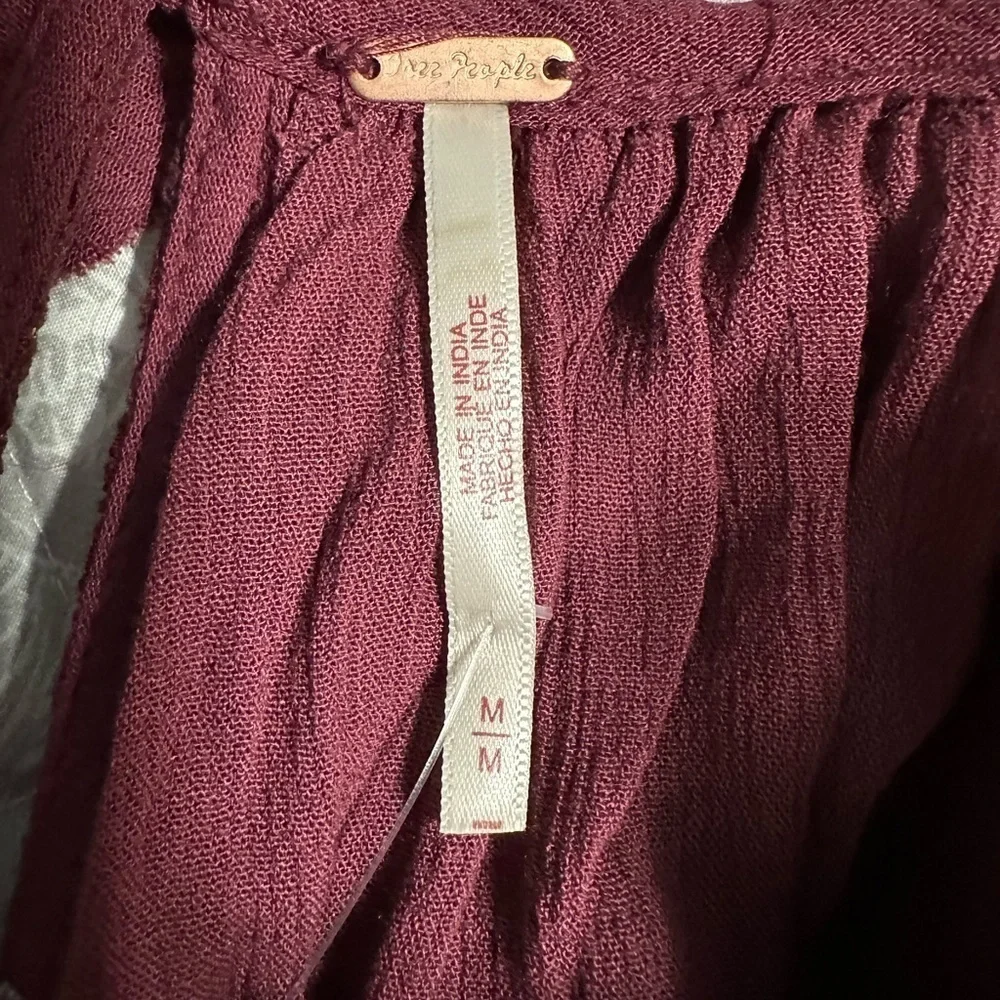 Free People Rush for Ruffles Romper, Size Medium (v) - Picture 8 of 13